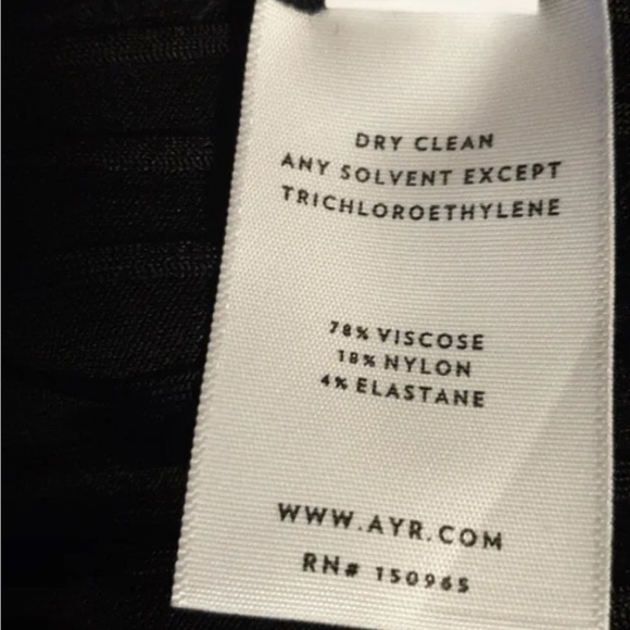 AYR Dress with tie Large - Picture 6 of 6